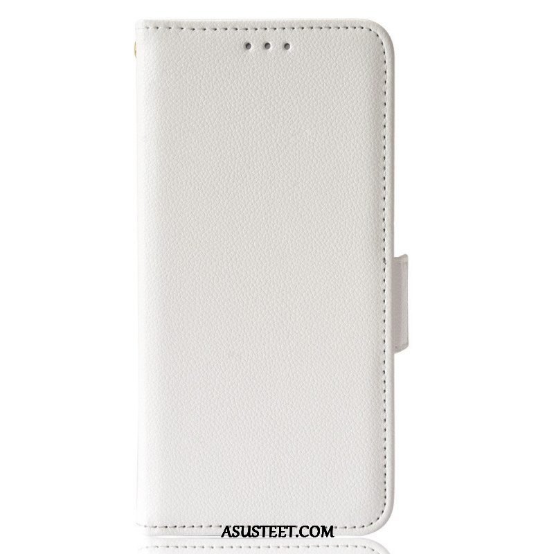 Kotelot Samsung Galaxy A13 Perinteinen Litchi Faux Leather