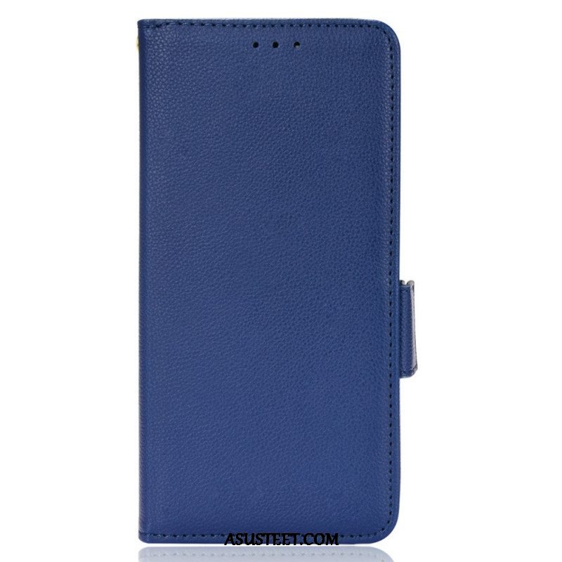 Kotelot Samsung Galaxy A13 Perinteinen Litchi Faux Leather