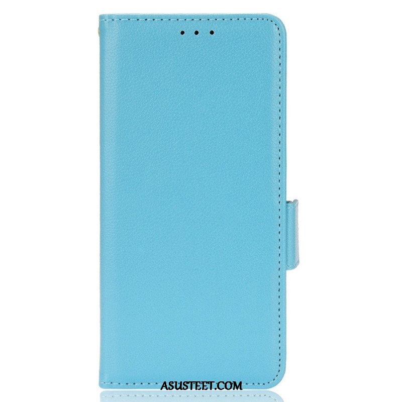 Kotelot Samsung Galaxy A13 Perinteinen Litchi Faux Leather