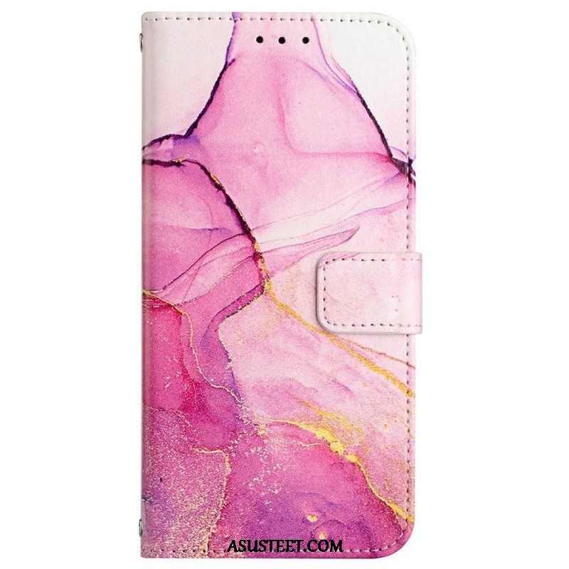 Kotelot Samsung Galaxy A13 Suojaketju Kuori Strip Marble