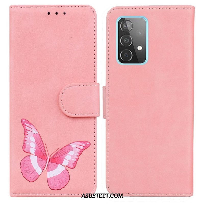 Kotelot Samsung Galaxy A52 4G / A52 5G / A52s 5G Skin Touch Butterfly