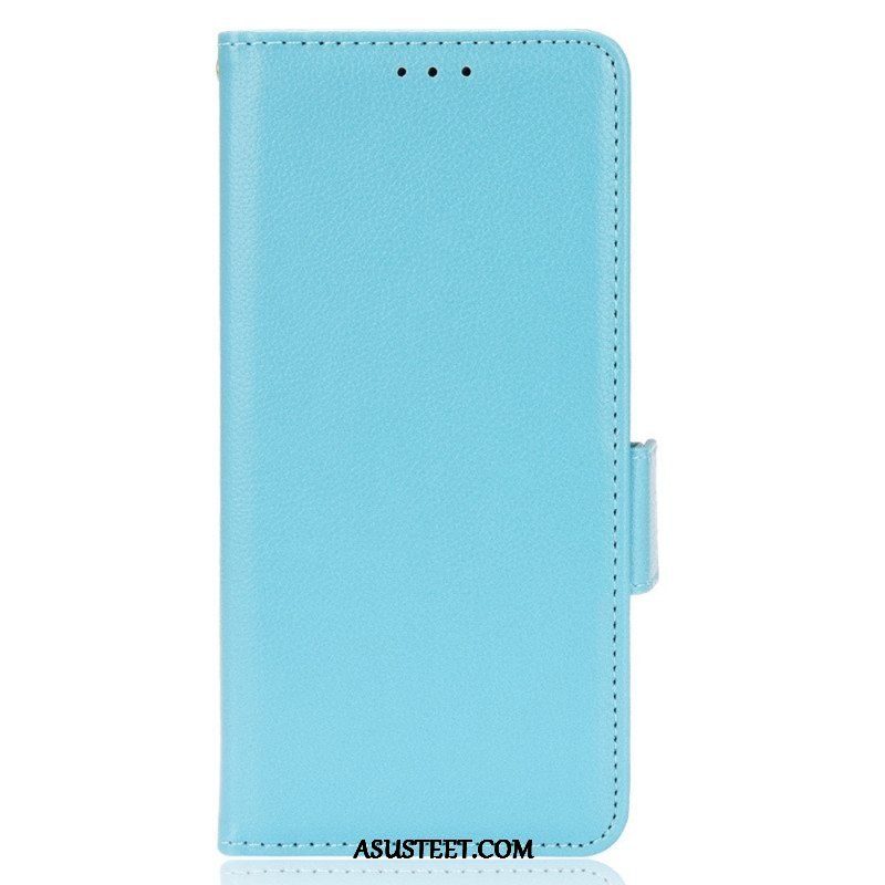 Kotelot Samsung Galaxy A53 5G Perinteinen Litchi Faux Leather