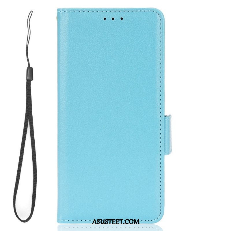 Kotelot Samsung Galaxy A54 5G Suojaketju Kuori Strappy Leather Style