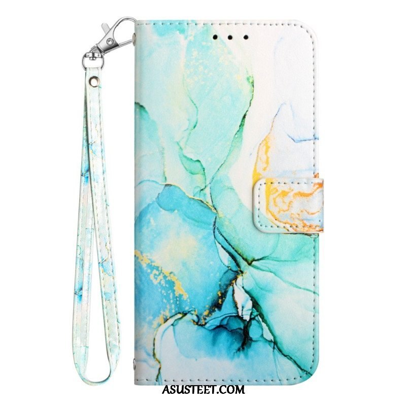 Kotelot Samsung Galaxy A54 5G Suojaketju Kuori Strip Marble