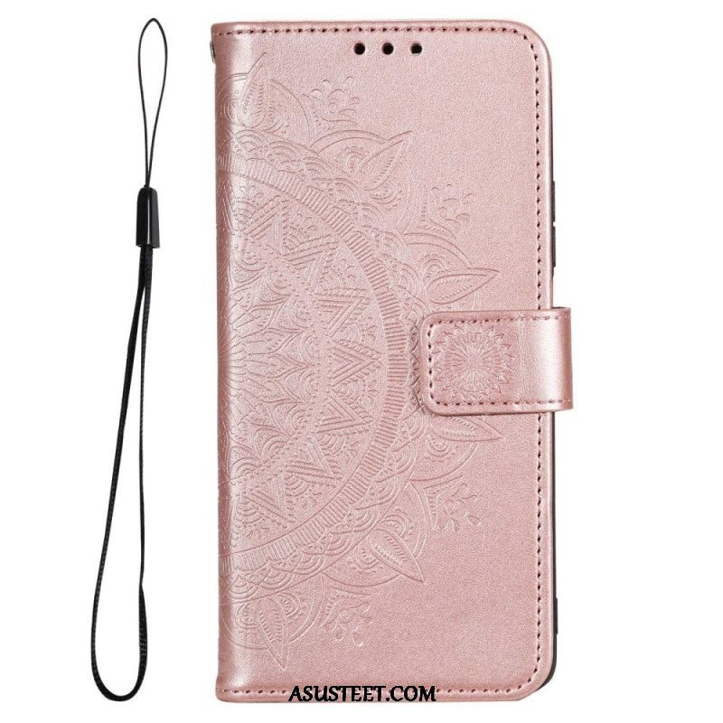 Kotelot Samsung Galaxy M33 5G Suojaketju Kuori Strappy Sun Mandala