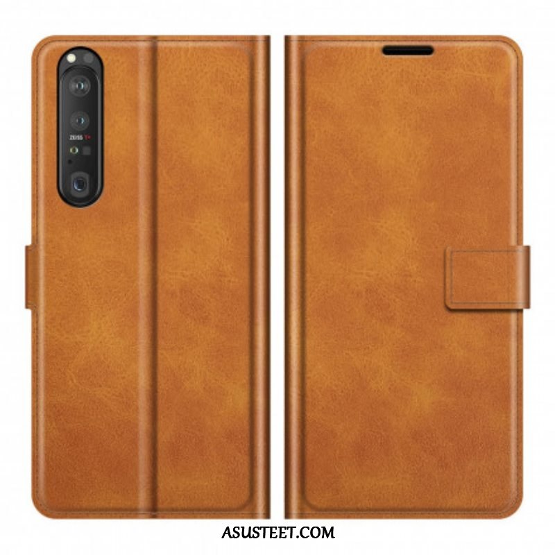 Kotelot Sony Xperia 1 III Ohut Extreme Leather -efekti