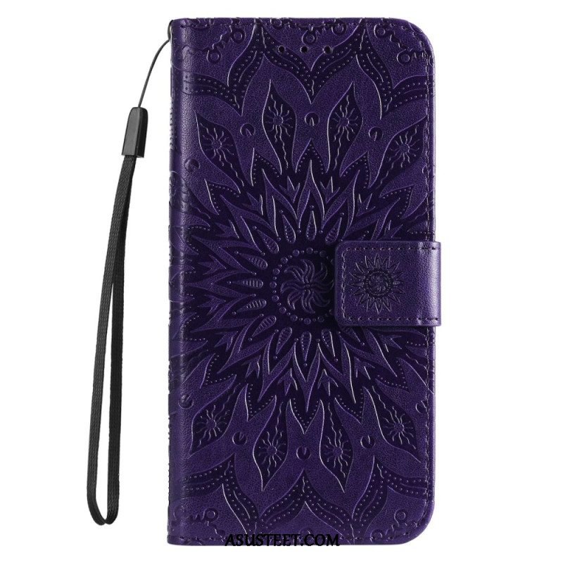 Kotelot Xiaomi 12T / 12T Pro Suojaketju Kuori Strappy Sun Mandala