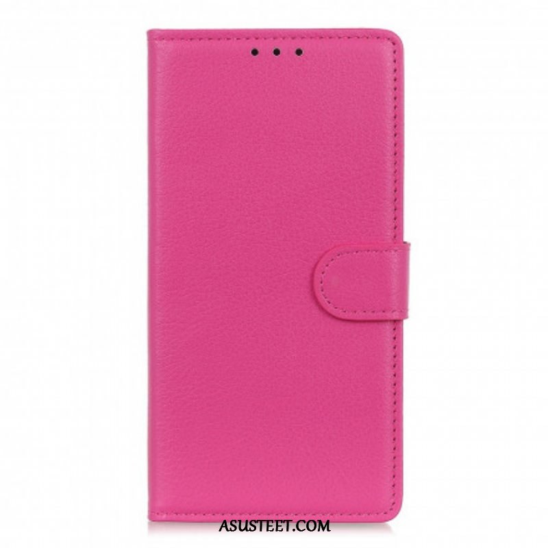 Kotelot Xiaomi Redmi Note 10 5G Perinteinen Litchi Faux Leather