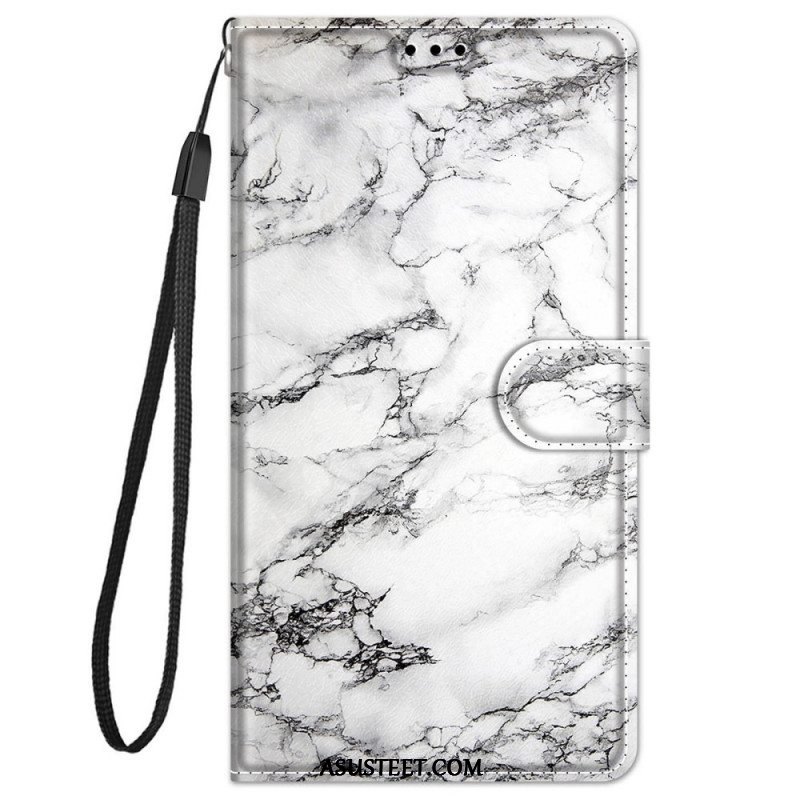 Kotelot Xiaomi Redmi Note 11 Pro Plus 5G Suojaketju Kuori Strappy Marble Elegance