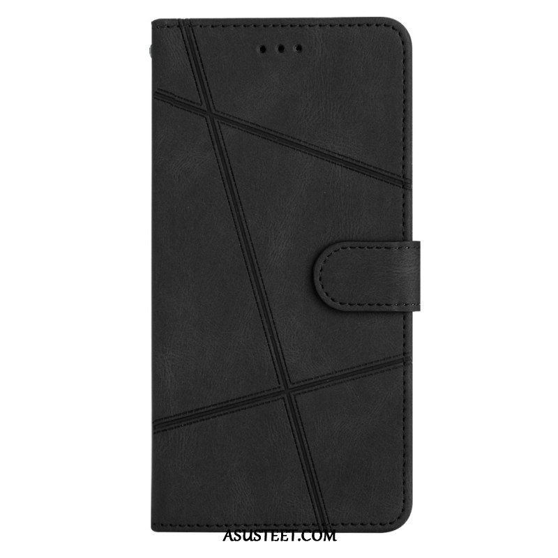 Kotelot Xiaomi Redmi Note 12 4G Suojaketju Kuori Strappy Geometric