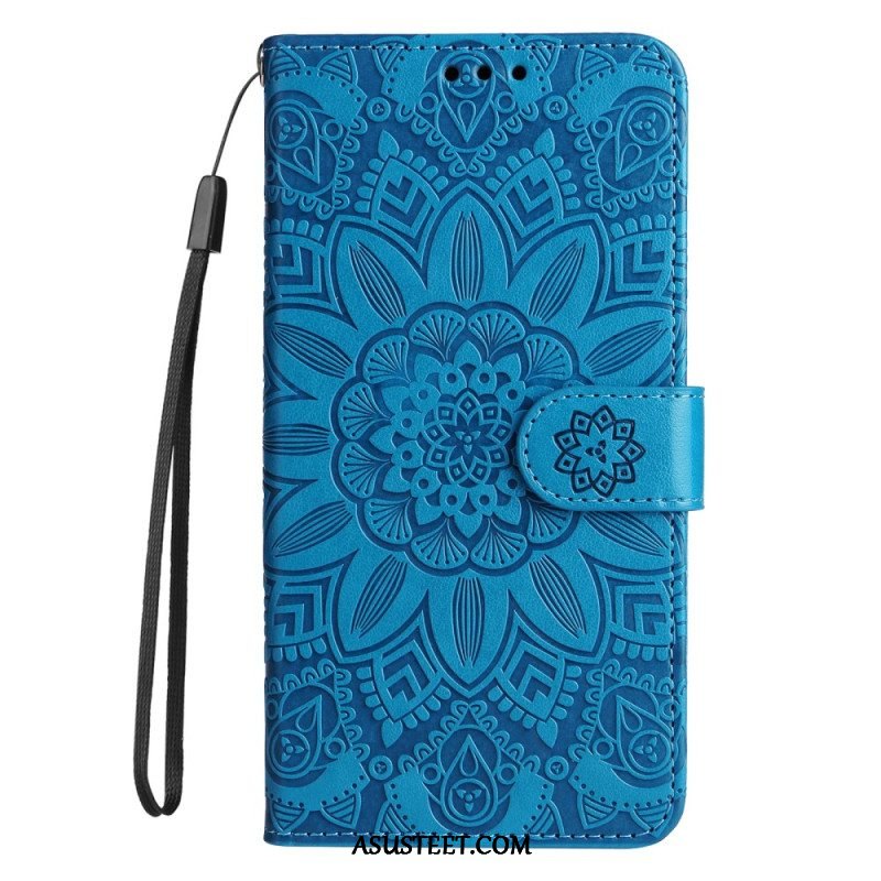 Kotelot Xiaomi Redmi Note 12 Pro Plus Suojaketju Kuori Mandala-koriste Hihnalla