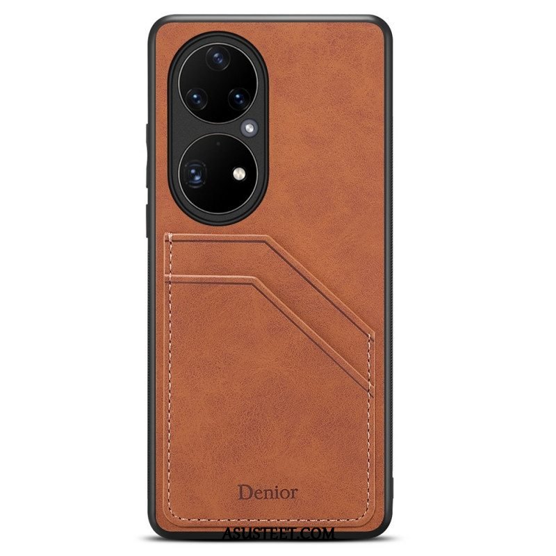 Kuori Huawei P50 Pro Denior Double Slot -korttikotelo