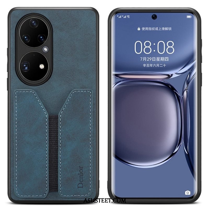 Kuori Huawei P50 Pro Denior Elastinen Korttikotelo