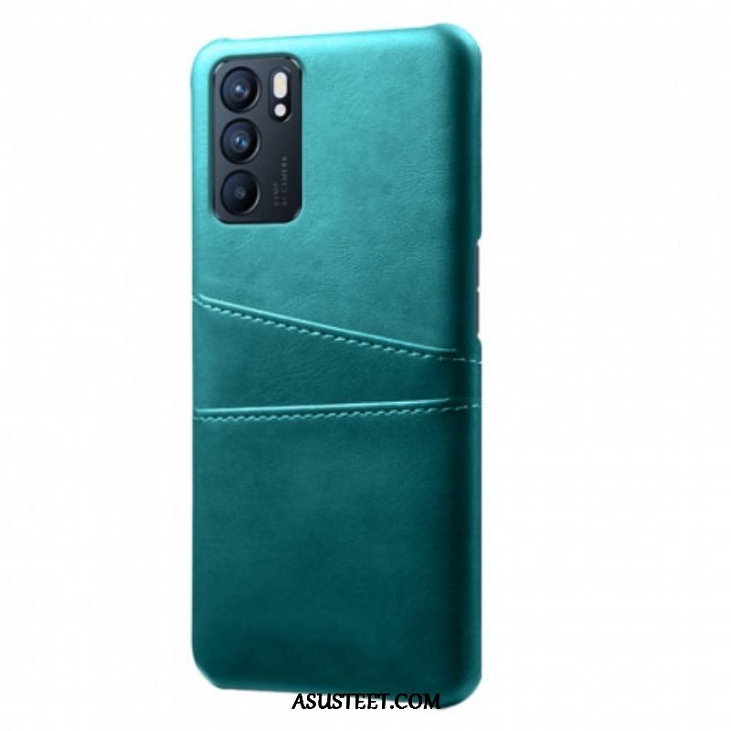 Kuori Oppo Reno 6 5G Ksq-korttikotelo