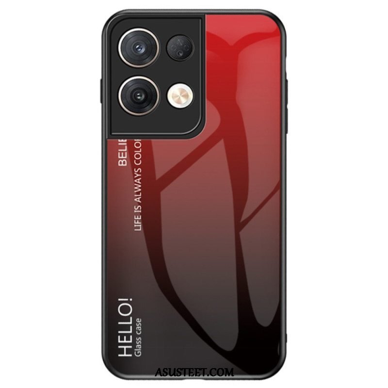 Kuori Oppo Reno 8 Pro Karkaistu Lasi Hello