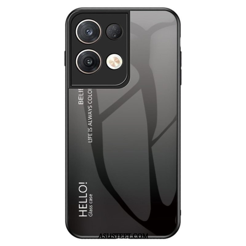 Kuori Oppo Reno 8 Pro Karkaistu Lasi Hello