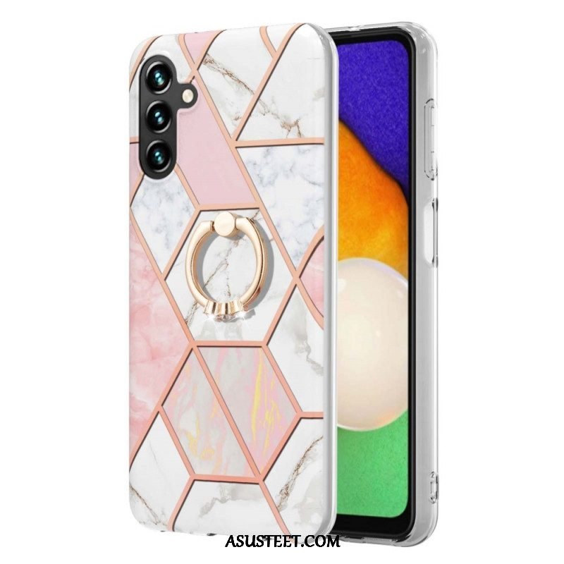 Kuori Samsung Galaxy A13 5G / A04s Geometrinen Marmori Rengastuella