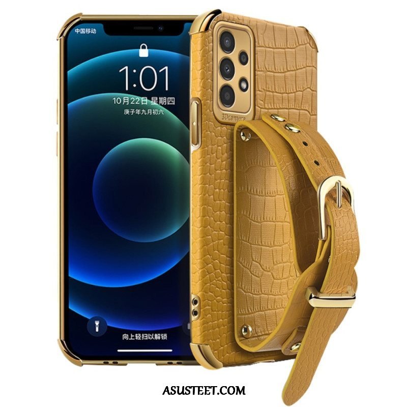 Kuori Samsung Galaxy A13 Crocodile Style Tukihihnalla