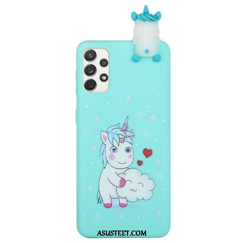 Kuori Samsung Galaxy A53 5G Unicorn Fun 3d