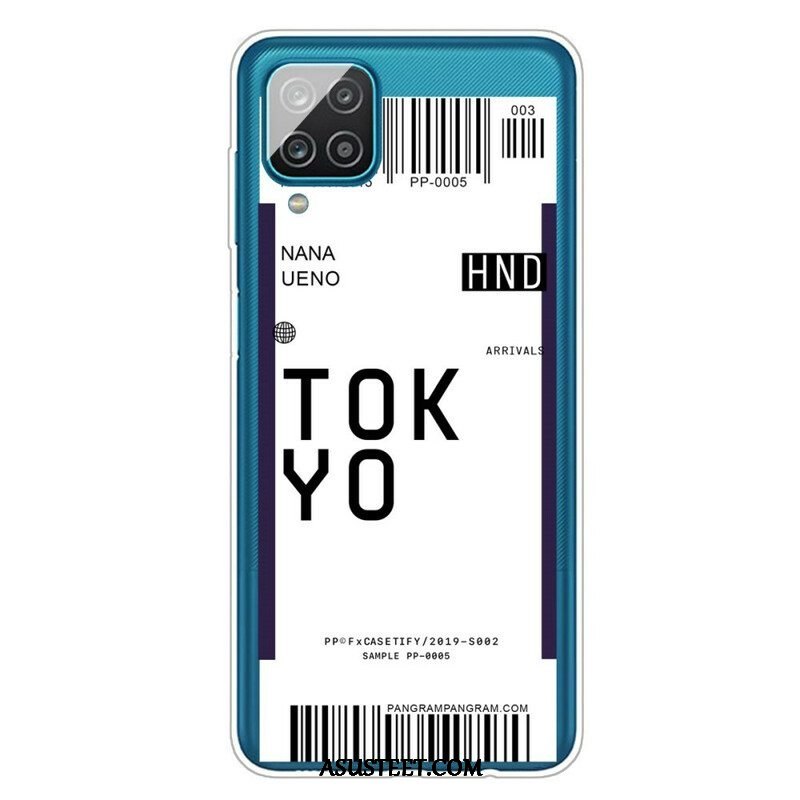 Kuori Samsung Galaxy M12 / A12 Boarding Pass Tokioon