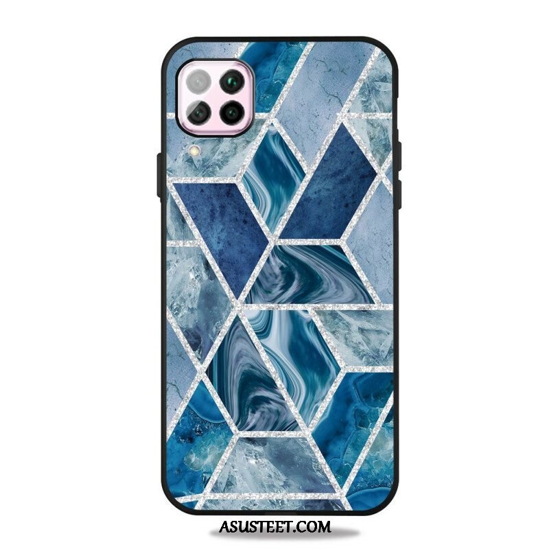 Kuori Samsung Galaxy M12 / A12 Glitter Marble