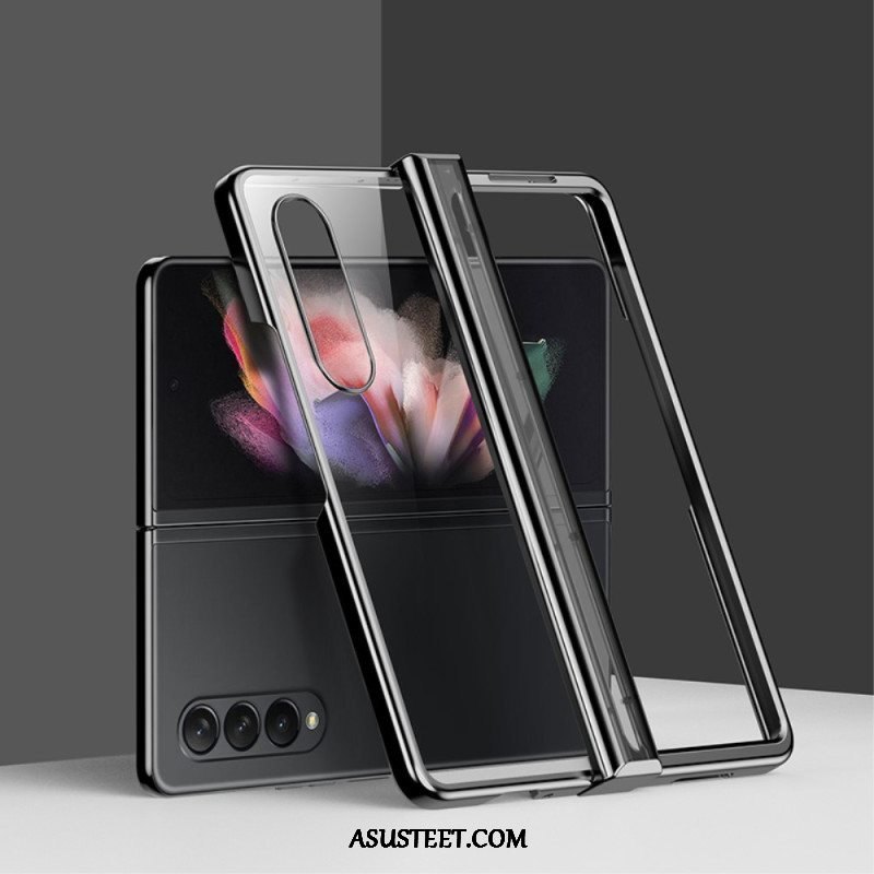 Kuori Samsung Galaxy Z Fold 4 Kirkas Metallinen Saranoitu