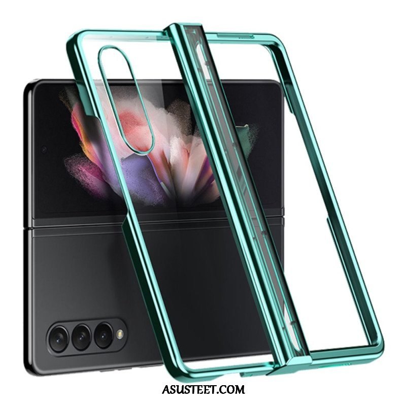 Kuori Samsung Galaxy Z Fold 4 Kirkas Metallinen Saranoitu