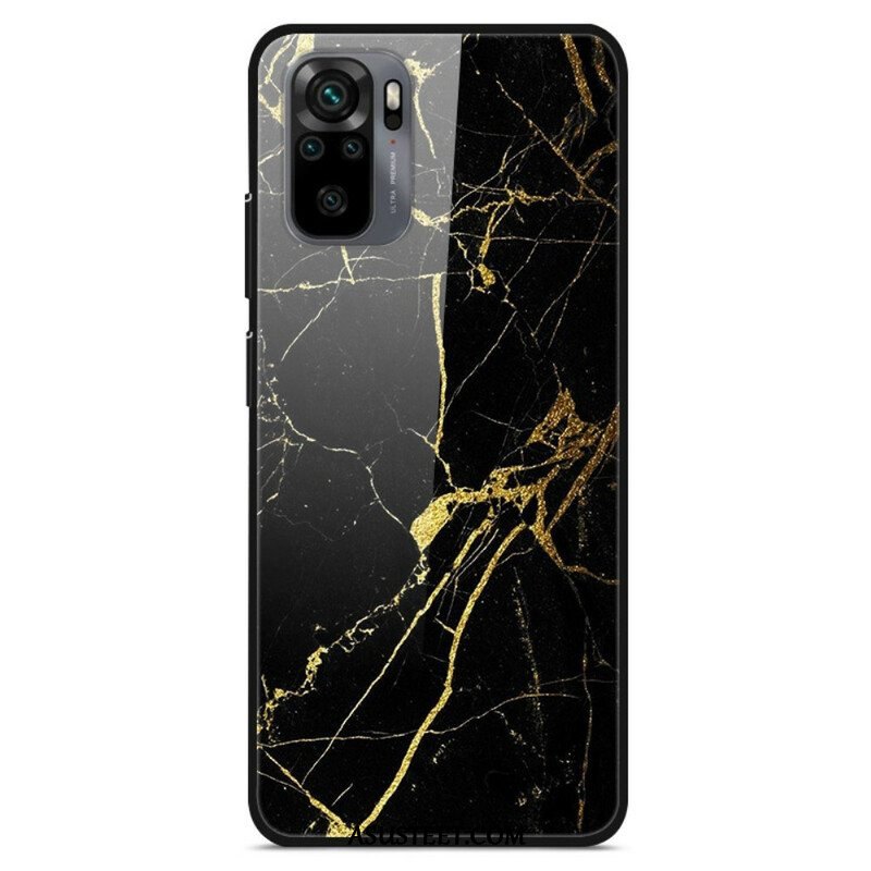 Kuori Xiaomi Redmi Note 10 / 10S Supreme Marble Karkaistu Lasi