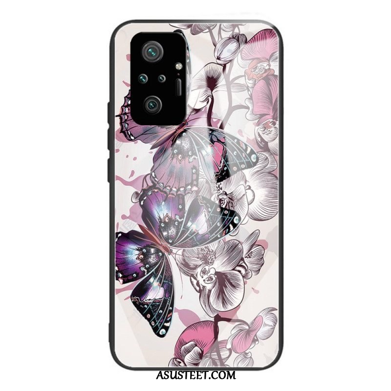 Kuori Xiaomi Redmi Note 10 Pro Butterflies Variation Karkaistu Lasi