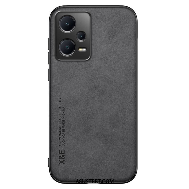 Kuori Xiaomi Redmi Note 12 Pro Plus X&e Leather Effect -nahka