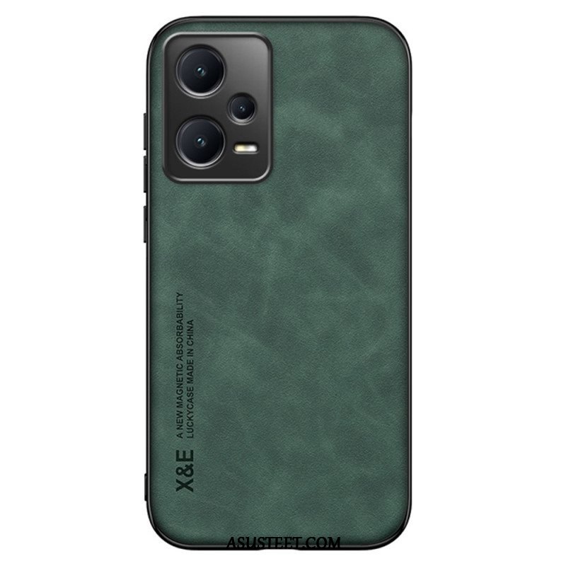 Kuori Xiaomi Redmi Note 12 Pro Plus X&e Leather Effect -nahka