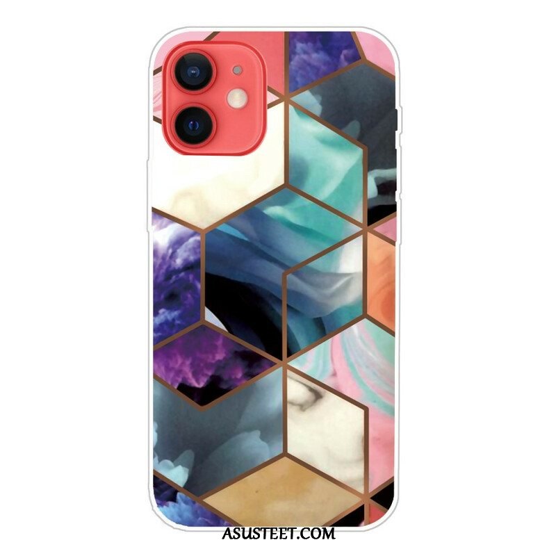 Kuori iPhone 13 Mini Decline Geometric Marble