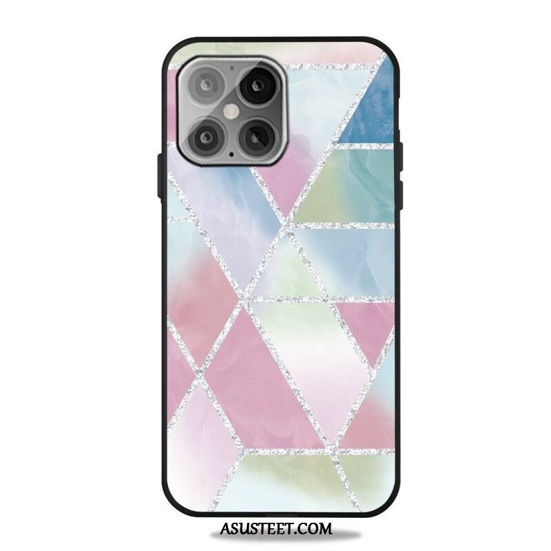 Kuori iPhone 13 Pro Glitter Marble