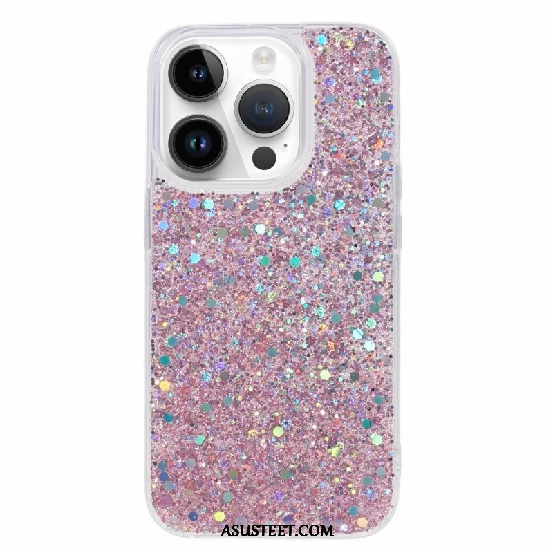 Kuori iPhone 15 Pro Pelkkää Glitteriä