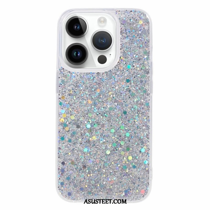 Kuori iPhone 15 Pro Pelkkää Glitteriä