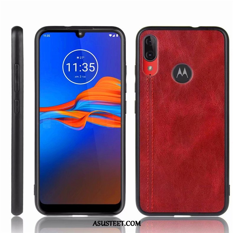 Moto E6 Plus Kuoret Kotelo Sininen Suojaus Yksinkertainen All Inclusive