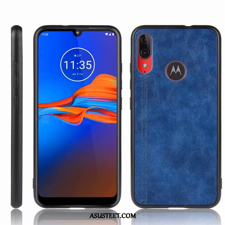 Moto E6 Plus Kuoret Kotelo Sininen Suojaus Yksinkertainen All Inclusive