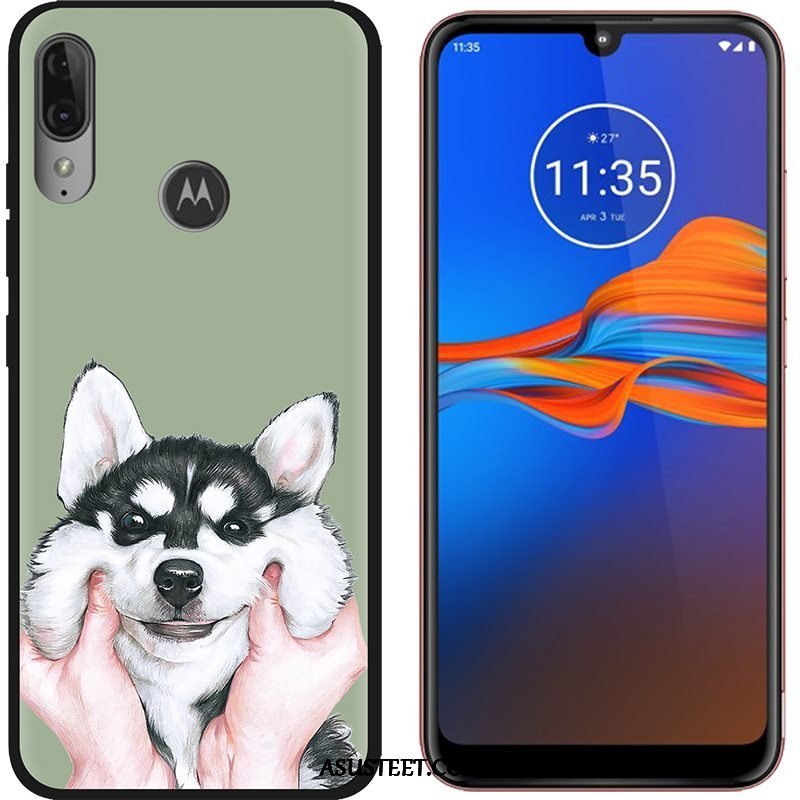 Moto E6 Plus Kuori Kuoret Puhelimen Vihreä Sarjakuva Kotelo Hyvä Myynti