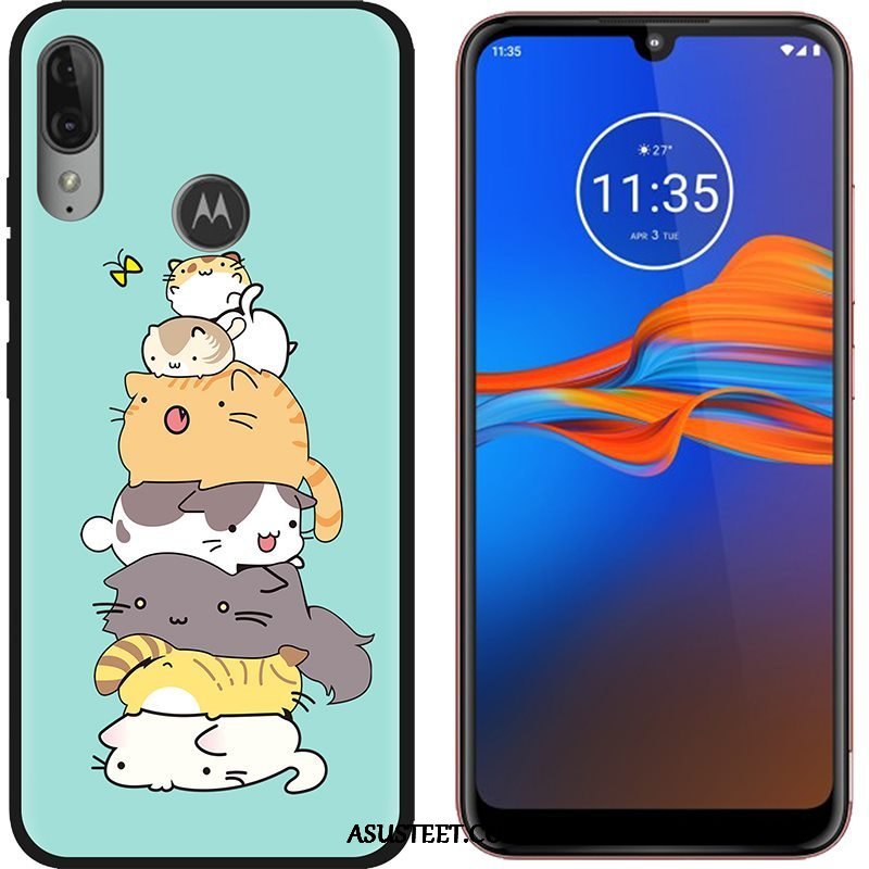 Moto E6 Plus Kuori Kuoret Puhelimen Vihreä Sarjakuva Kotelo Hyvä Myynti