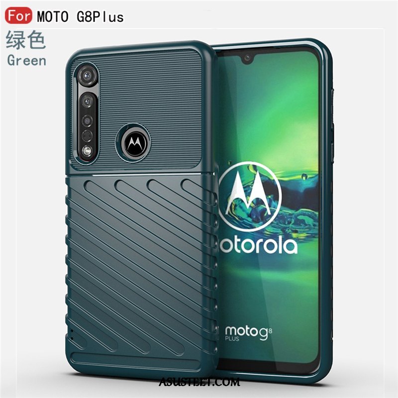 Moto G8 Plus Kuoret Silikoni Kotelo Liiketoiminta Pehmeä Neste Tähti