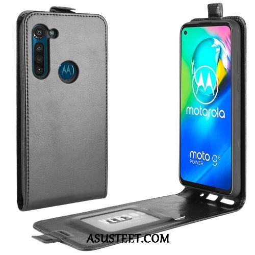 Moto G8 Power Kuori Kuoret Nahkakotelo Salkku Liiketoiminta Tuki Suojaus