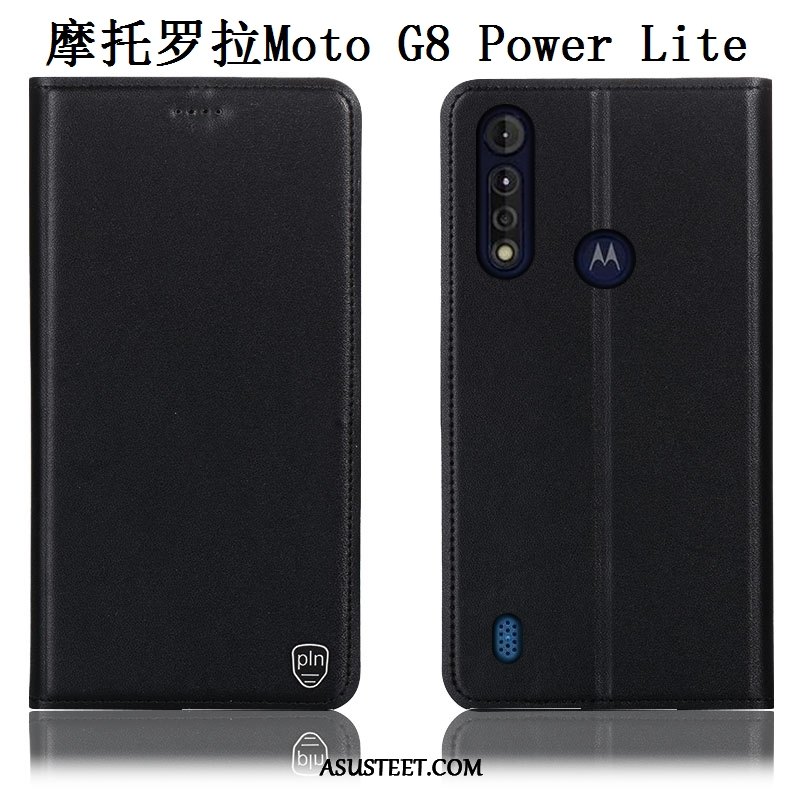 Moto G8 Power Lite Kuori Kuoret Kotelo Suojaus Kukkakuvio Puhelimen