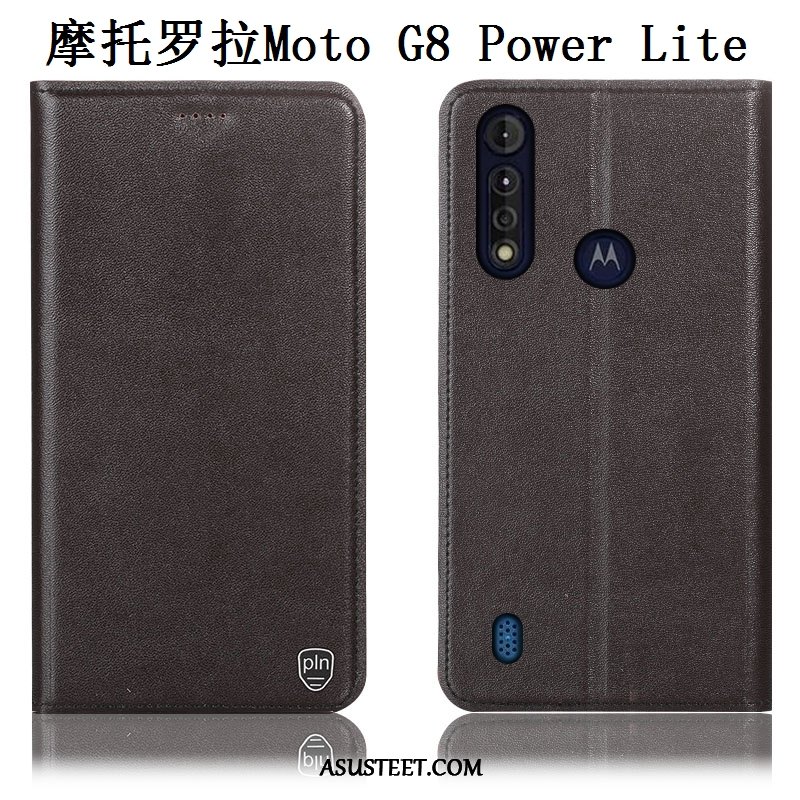 Moto G8 Power Lite Kuori Kuoret Kotelo Suojaus Kukkakuvio Puhelimen