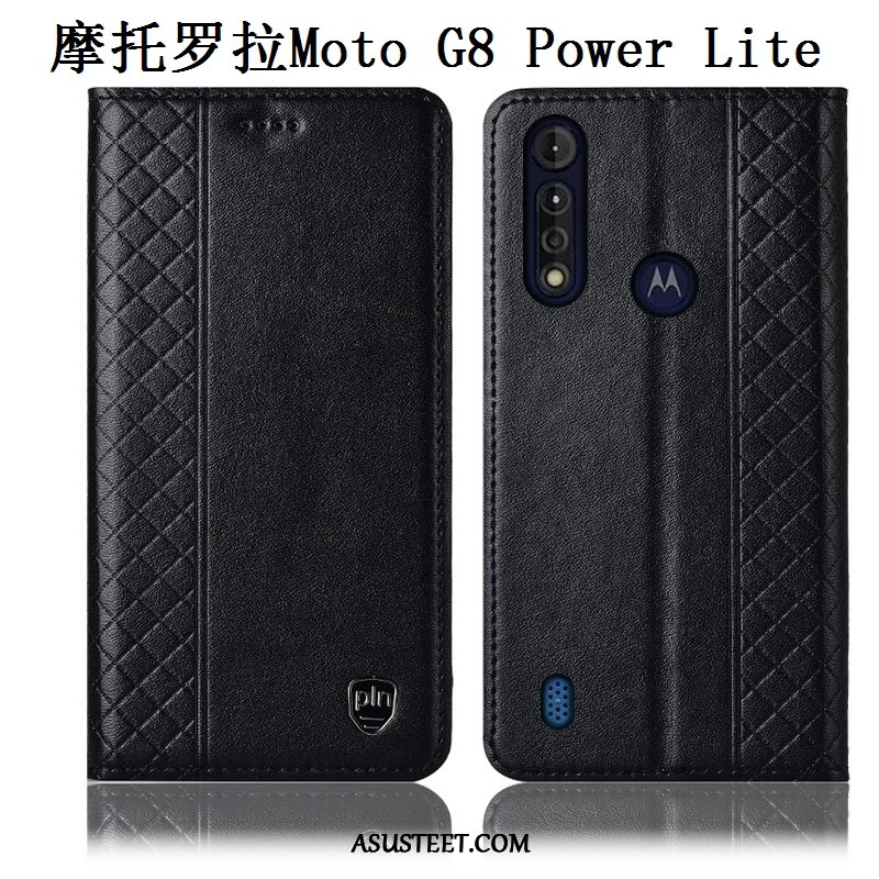 Moto G8 Power Lite Kuori Kuoret Puhelimen Kotelo Murtumaton Aito Nahka All Inclusive