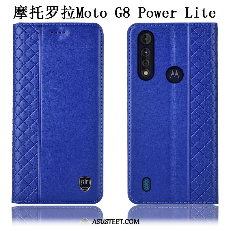 Moto G8 Power Lite Kuori Kuoret Puhelimen Kotelo Murtumaton Aito Nahka All Inclusive