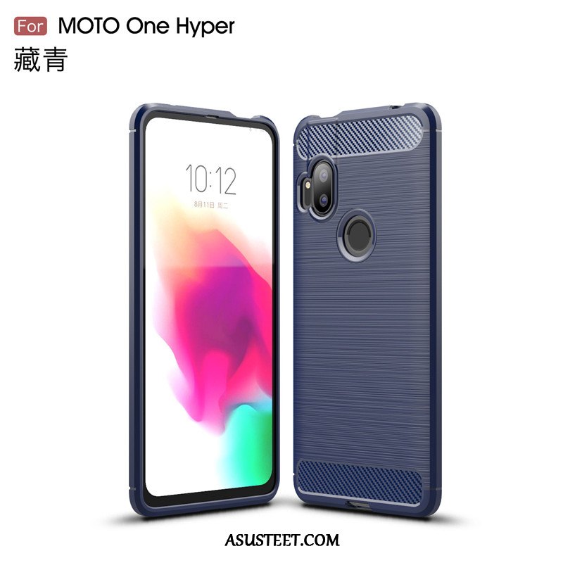 Motorola One Hyper Kuori Kuoret Pehmeä Neste Liukumaton Murtumaton Suojaus Kuitu