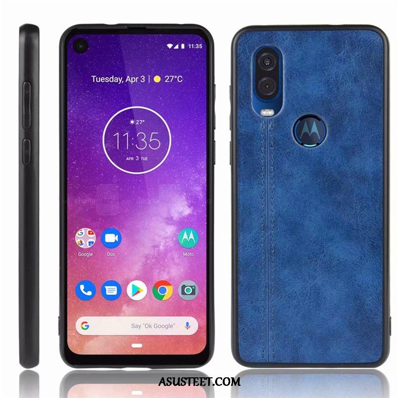 Motorola One Vision Kuori Kuoret Puhelimen Sininen All Inclusive Kotelo