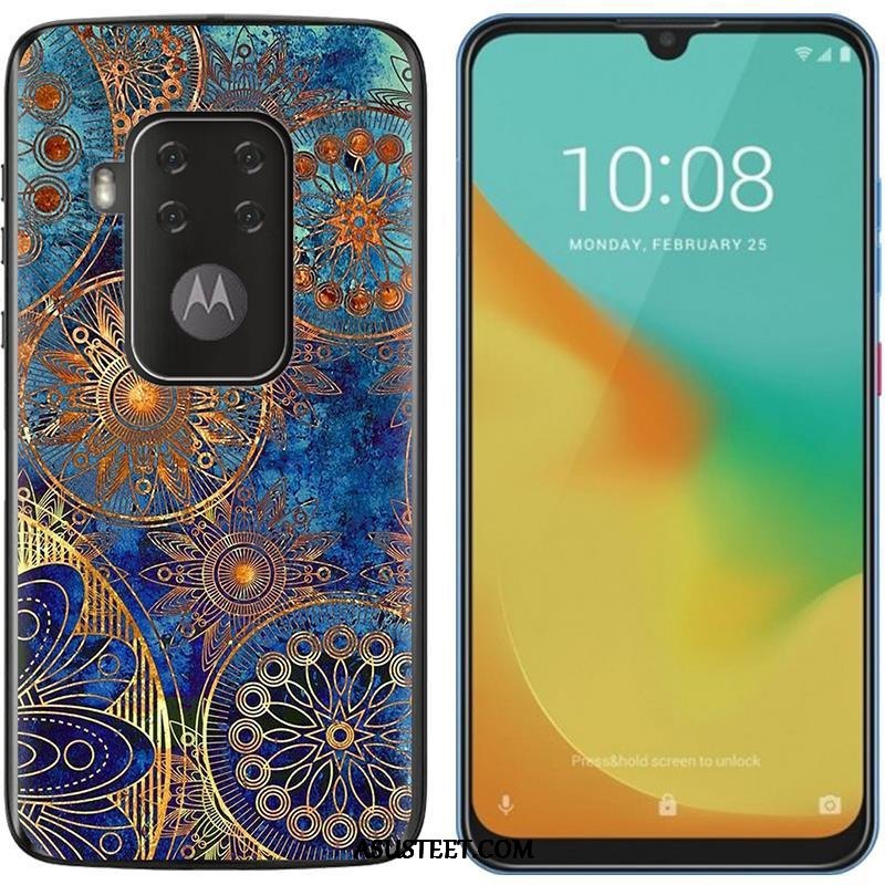 Motorola One Zoom Kuoret Uusi Kotelo Maalaus Kuori Pehmeä Neste