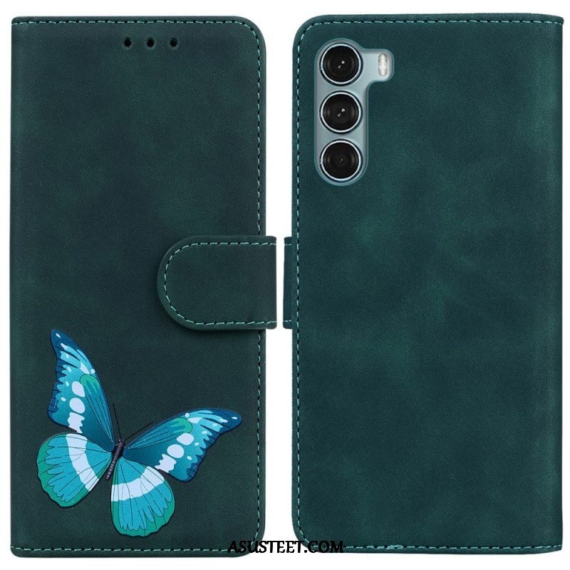 Nahkakotelo Moto G200 5G Skin Touch Butterfly