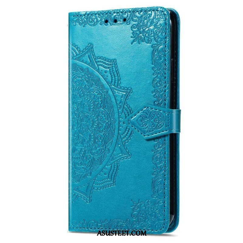 Nahkakotelo Oppo A16 / A16s Mandala Keskiaika